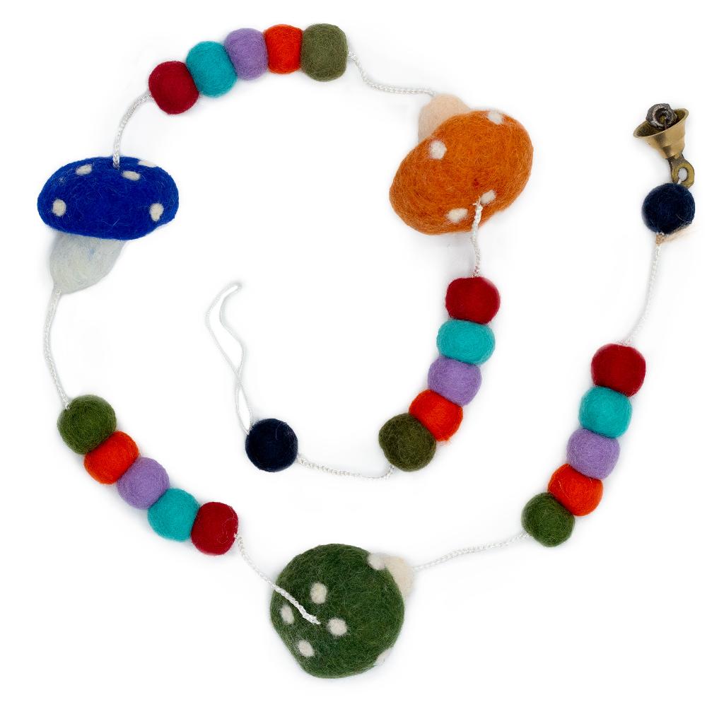 ancient wisdom Felt Wall Hanging - Mushrooms (random colours)