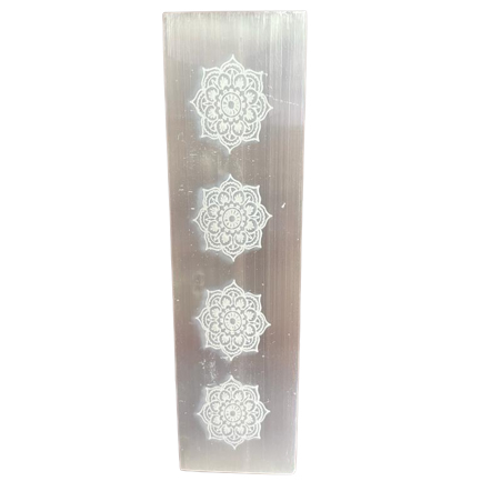 Ancient Wisdom Flat Bar Charging Plate 15cm - Mandala