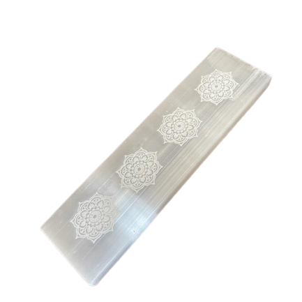 ancient wisdom Flat Bar Charging Plate 15cm - Mandala