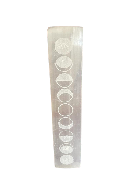 ancient wisdom Flat Bar Charging Plate 20cm - Moon Cycles