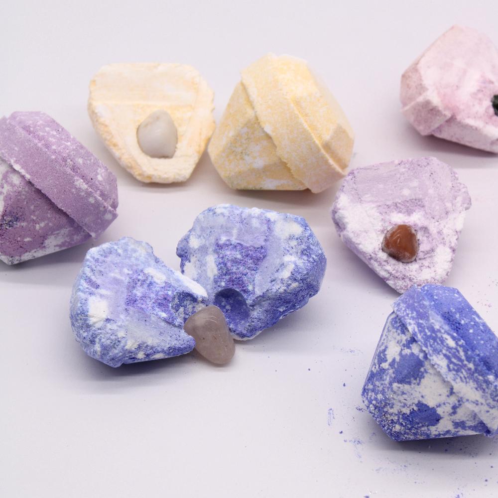 Ancient Wisdom Gemstone Bath Bombs Starter Pack - Brown Boxes