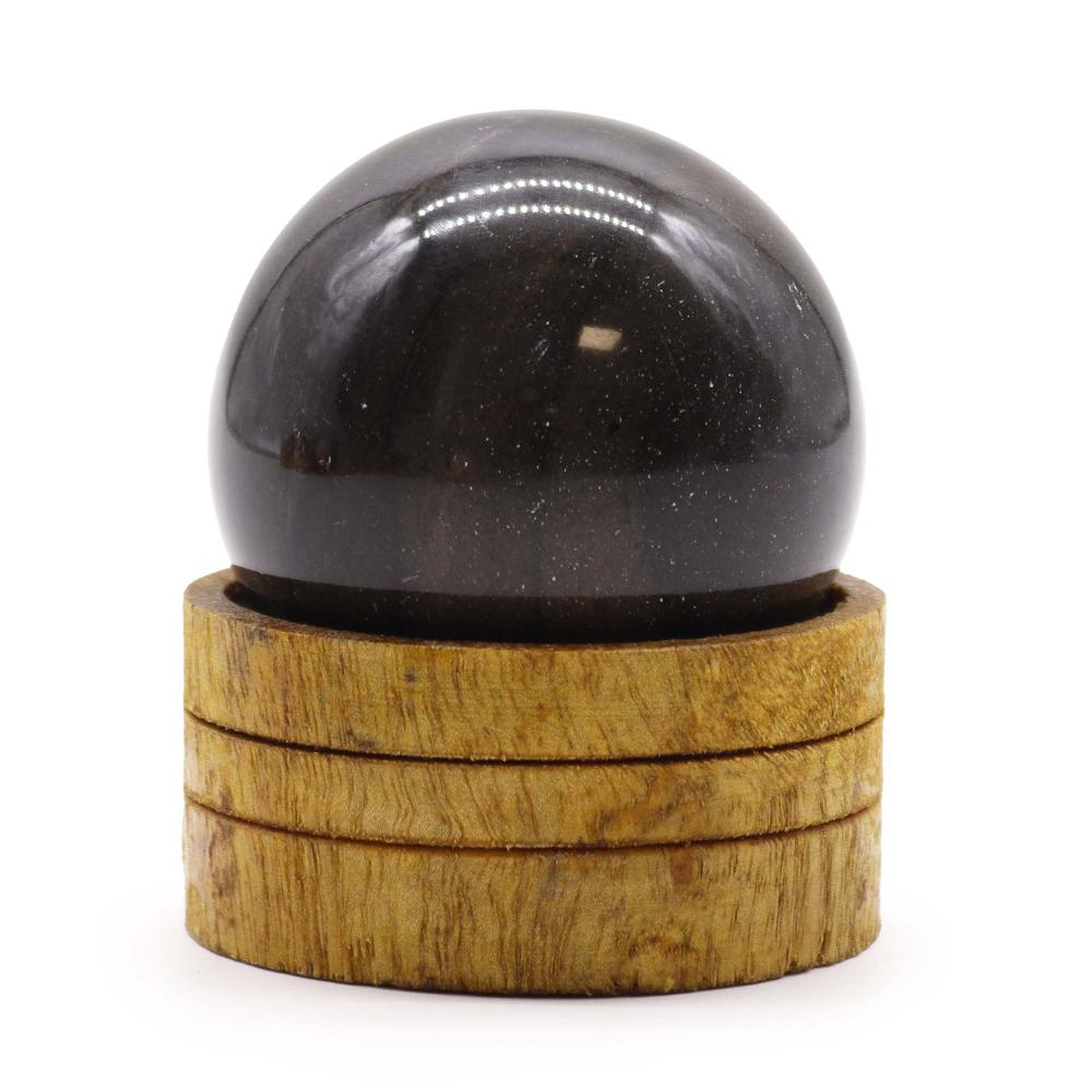 ancient wisdom Gemstone Crystal Sphere 50mm - Ocean Agate with Stand