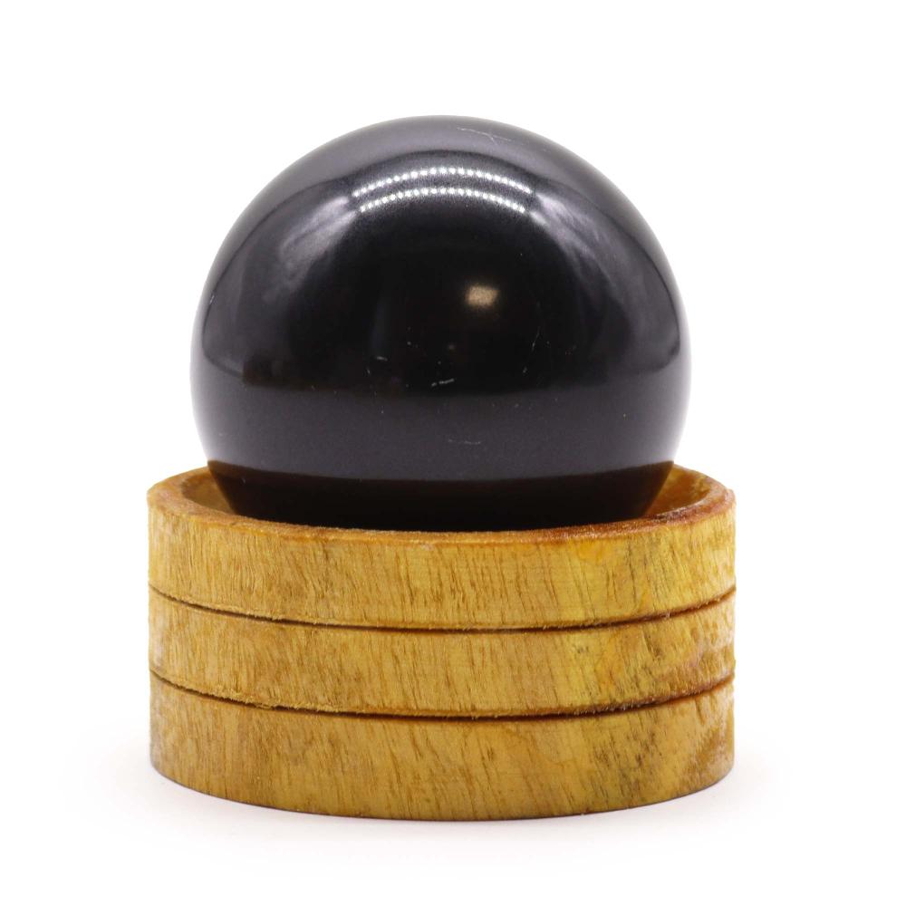 ancient wisdom Gemstone Crystal Sphere 50mm - Tourmaline with Stand