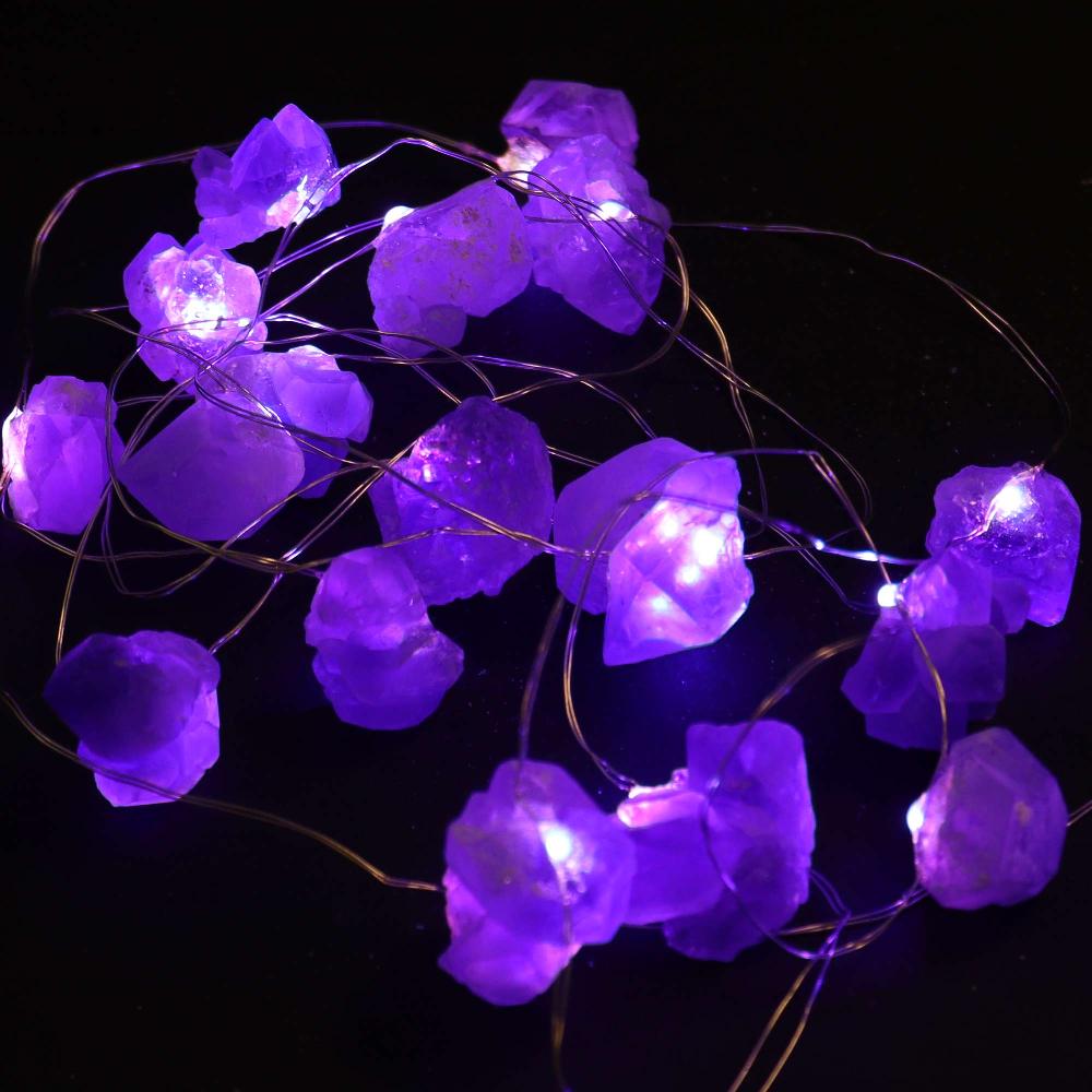 Ancient Wisdom Gemstone Enchantment Lights - Amethyst