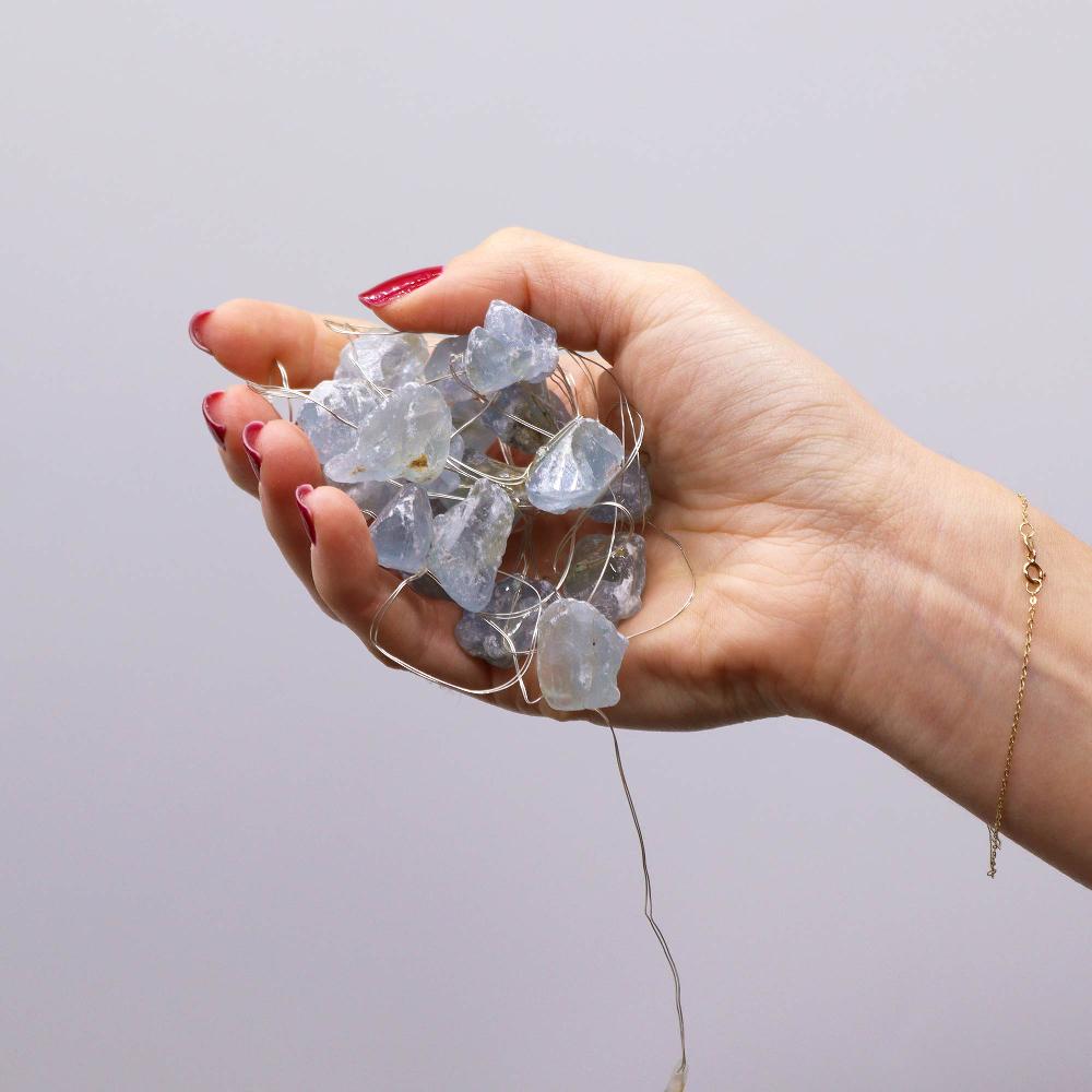 Ancient Wisdom Gemstone Enchantment Lights - Celestite