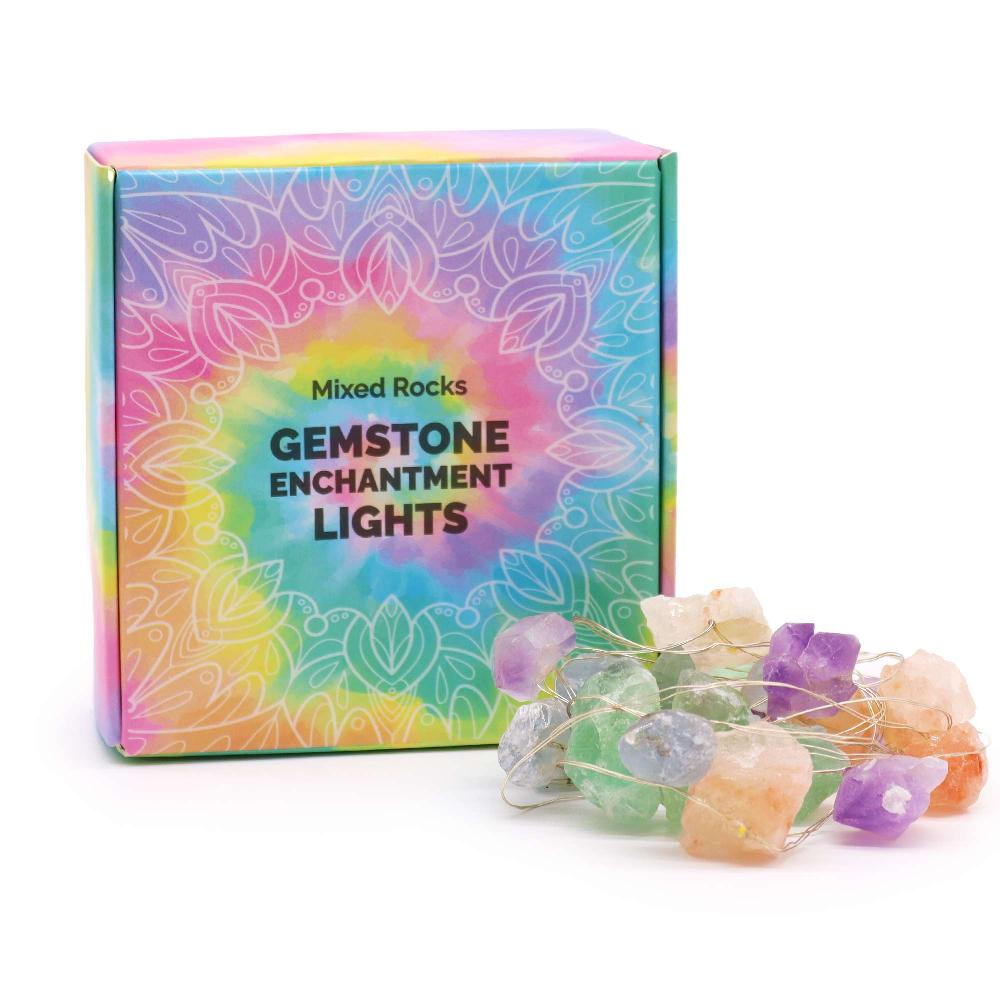 ancient wisdom Gemstone Enchantment Lights - Mixed Rocks