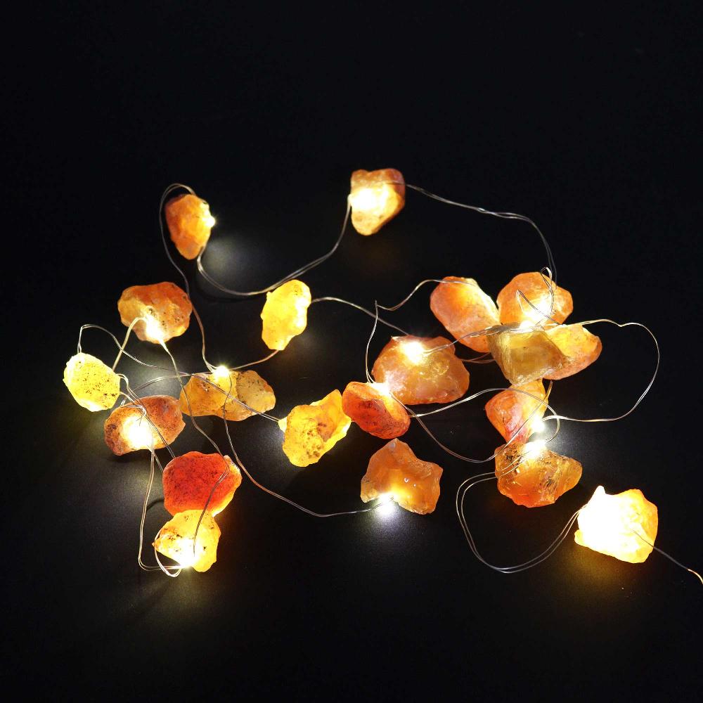 Ancient Wisdom Gemstone Enchantment Lights - Orange Jade