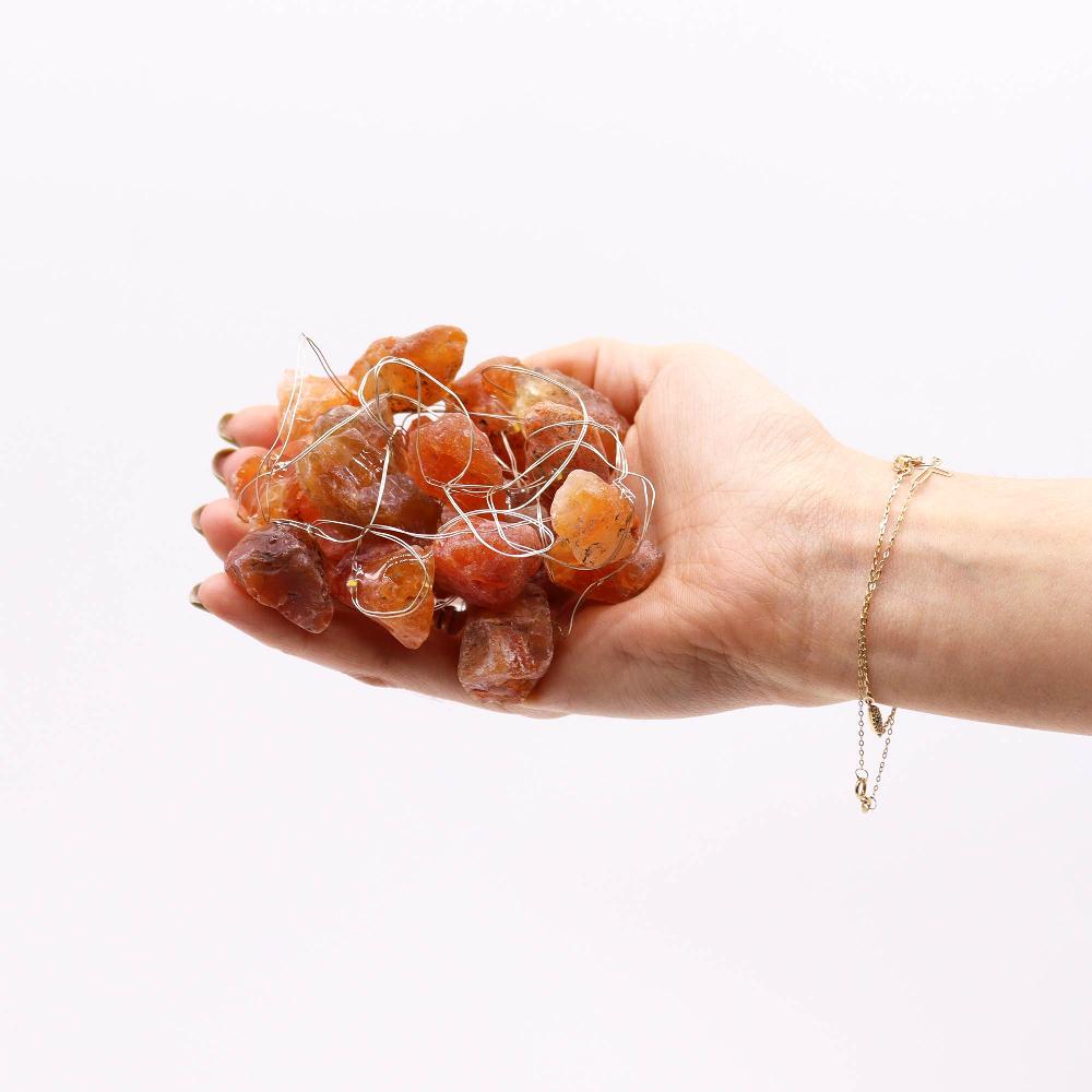 Ancient Wisdom Gemstone Enchantment Lights - Orange Jade