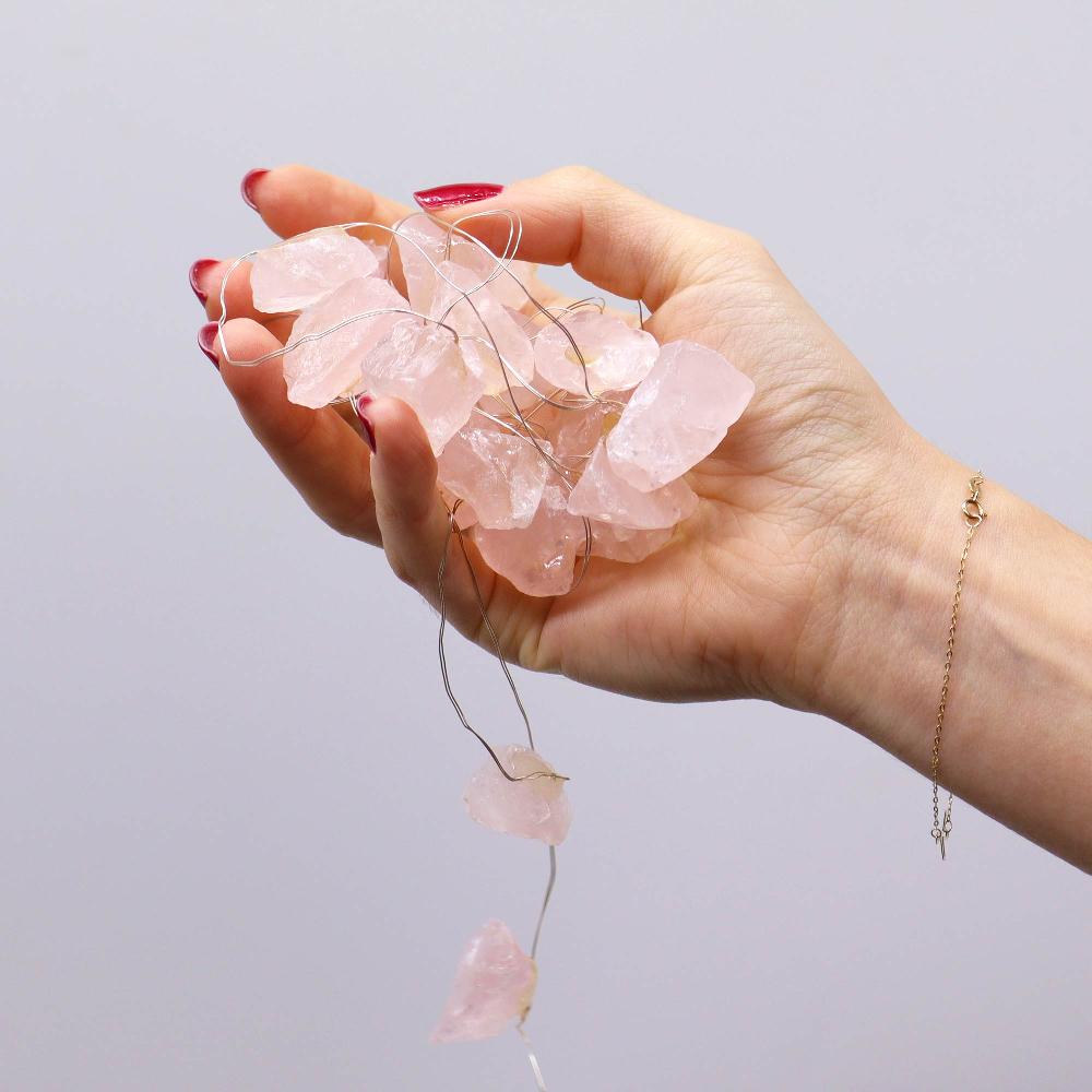Ancient Wisdom Gemstone Enchantment Lights - Rose Quartz