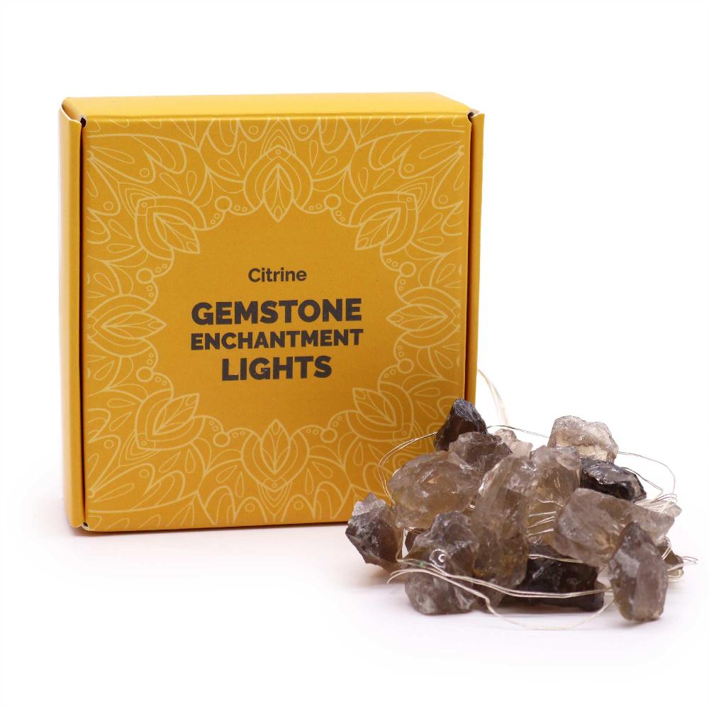 ancient wisdom Gemstone Enchantment Lights - Smoky Citrine