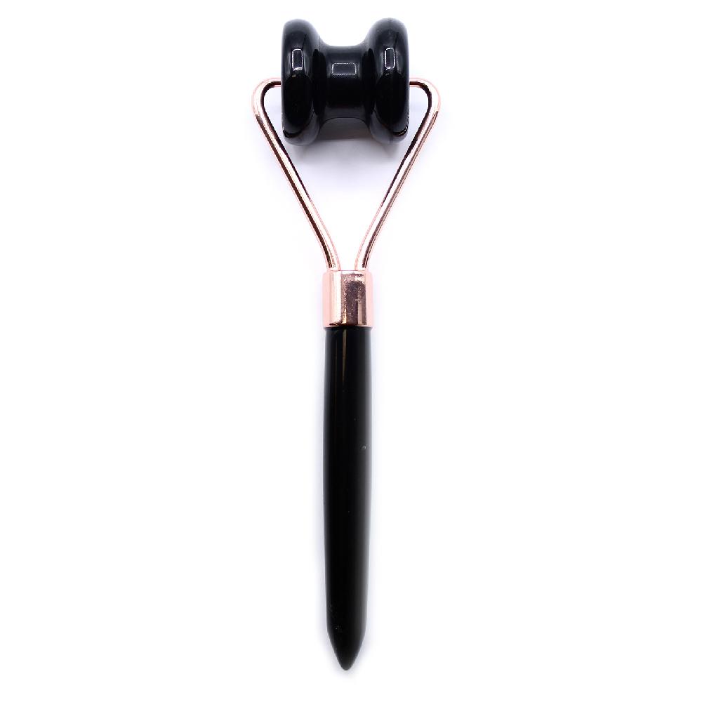 ancient wisdom Gemstone Jawline Roller - Black Obsidian