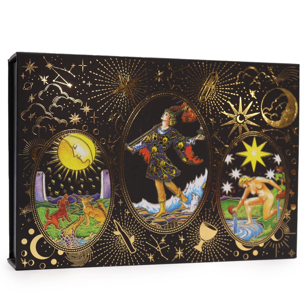 ancient wisdom Gold Foil Tarot - Let the Magic Begin - Gift Set