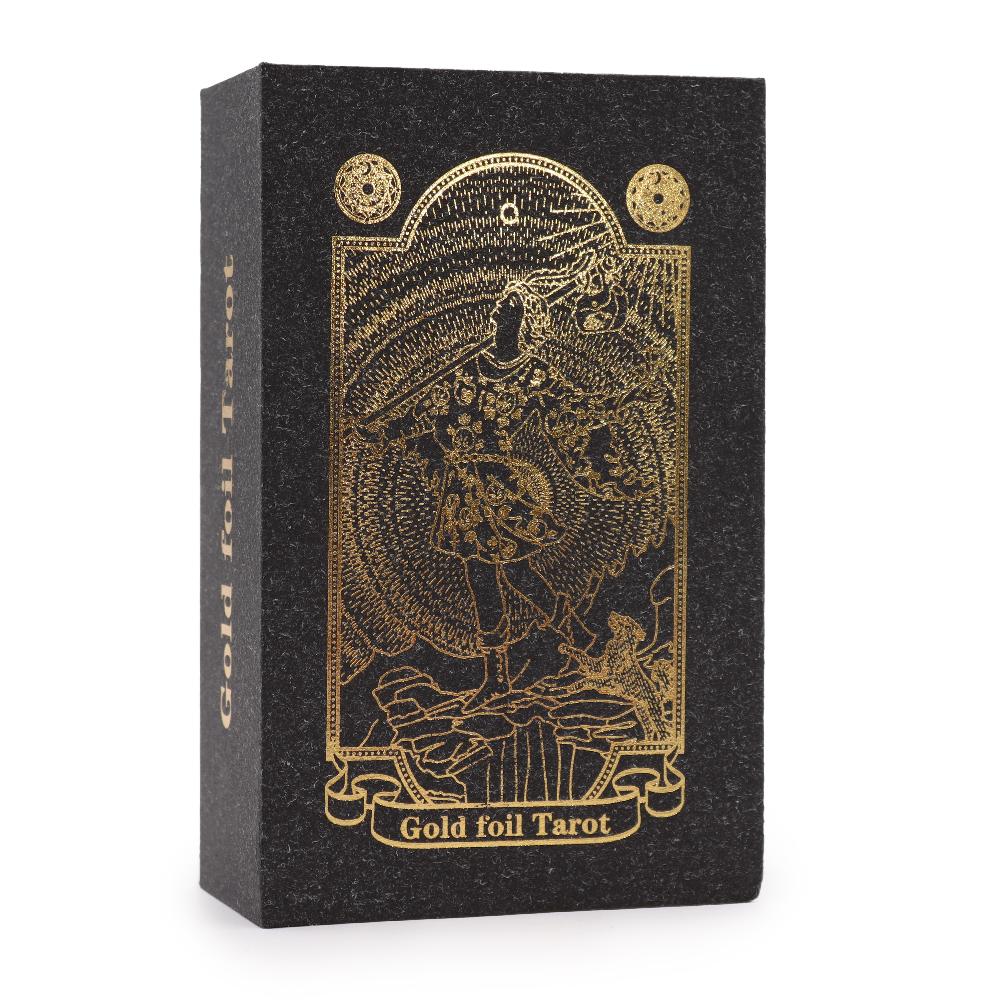 ancient wisdom Gold Foil Tarot Set with Book - Gift Box