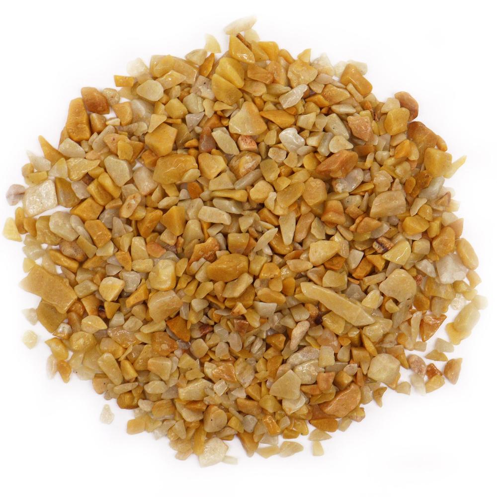 ancient wisdom Golden Quartz Chips Gemstone Chips Bulk - 1KG