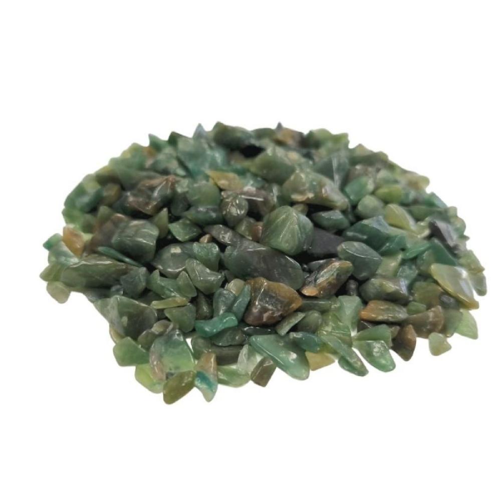 ancient wisdom Green Avenurine Gemstone Chips Bulk - 1KG