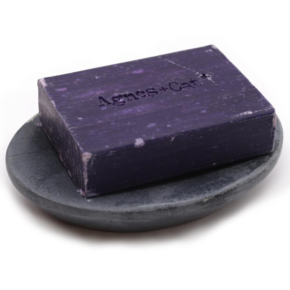 Ancient Wisdom Grey Soapstone Soap Dish 10x12cm- Classic Oval