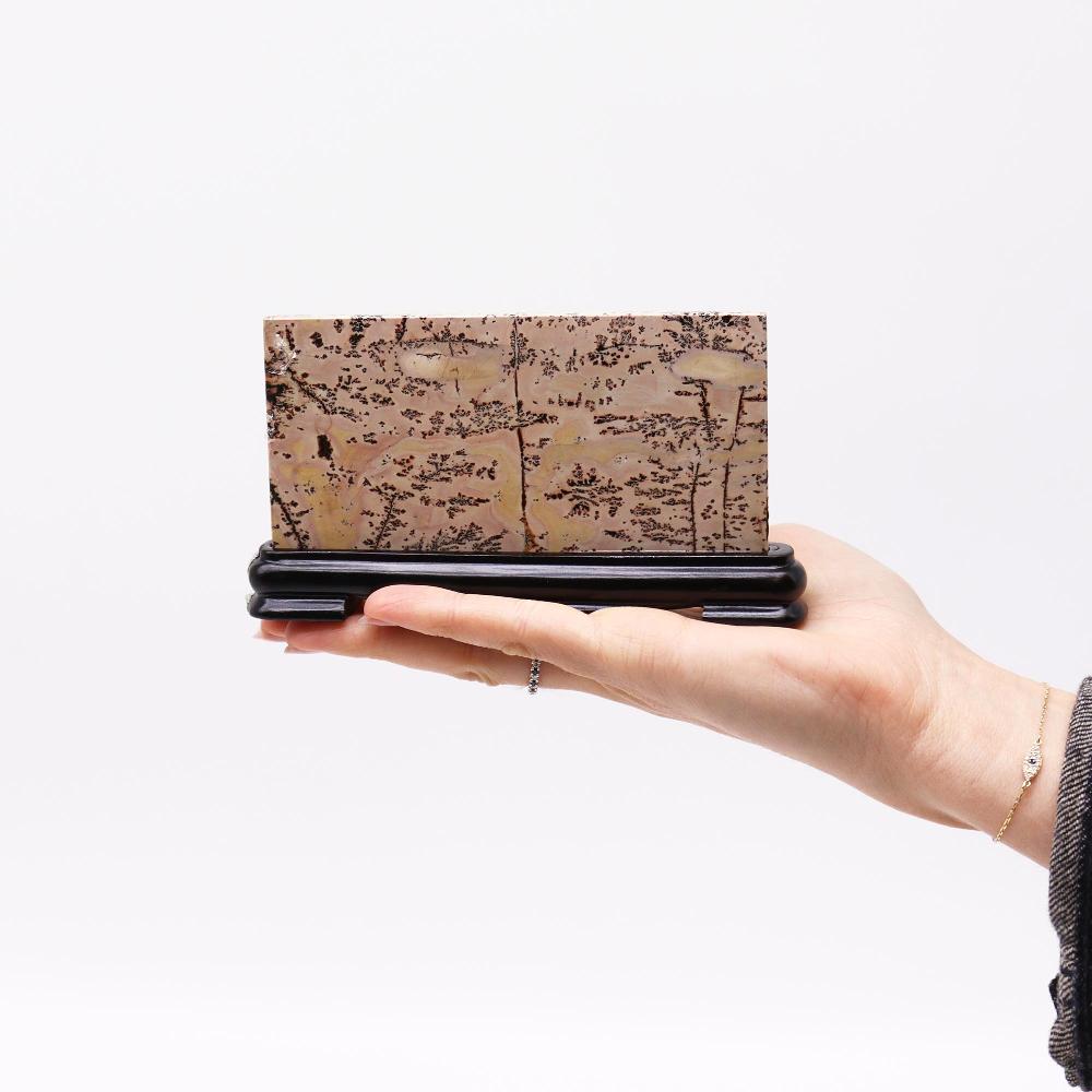 Ancient Wisdom Guohua Picture Stones - Landscape - 140x80mm (aprox 100gm)