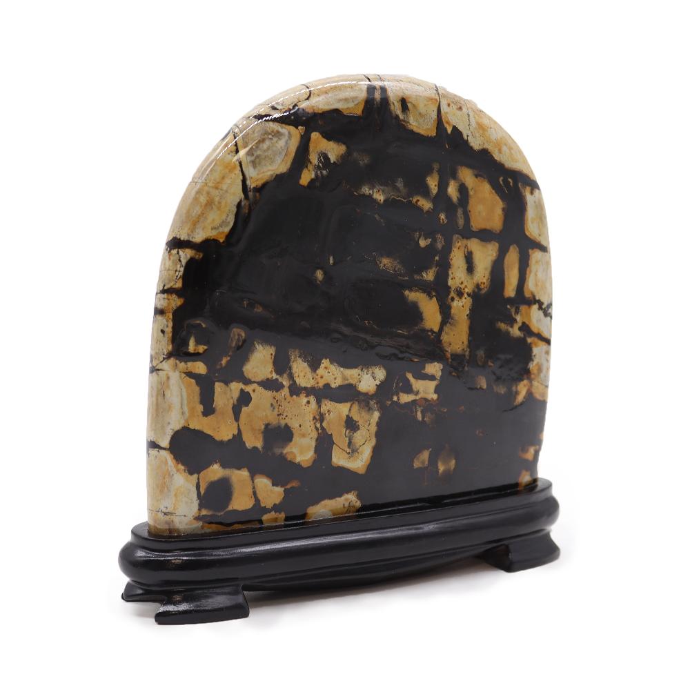 Ancient Wisdom Guohua Picture Stones - Large Arch - 150x160mm (approx 950gm)