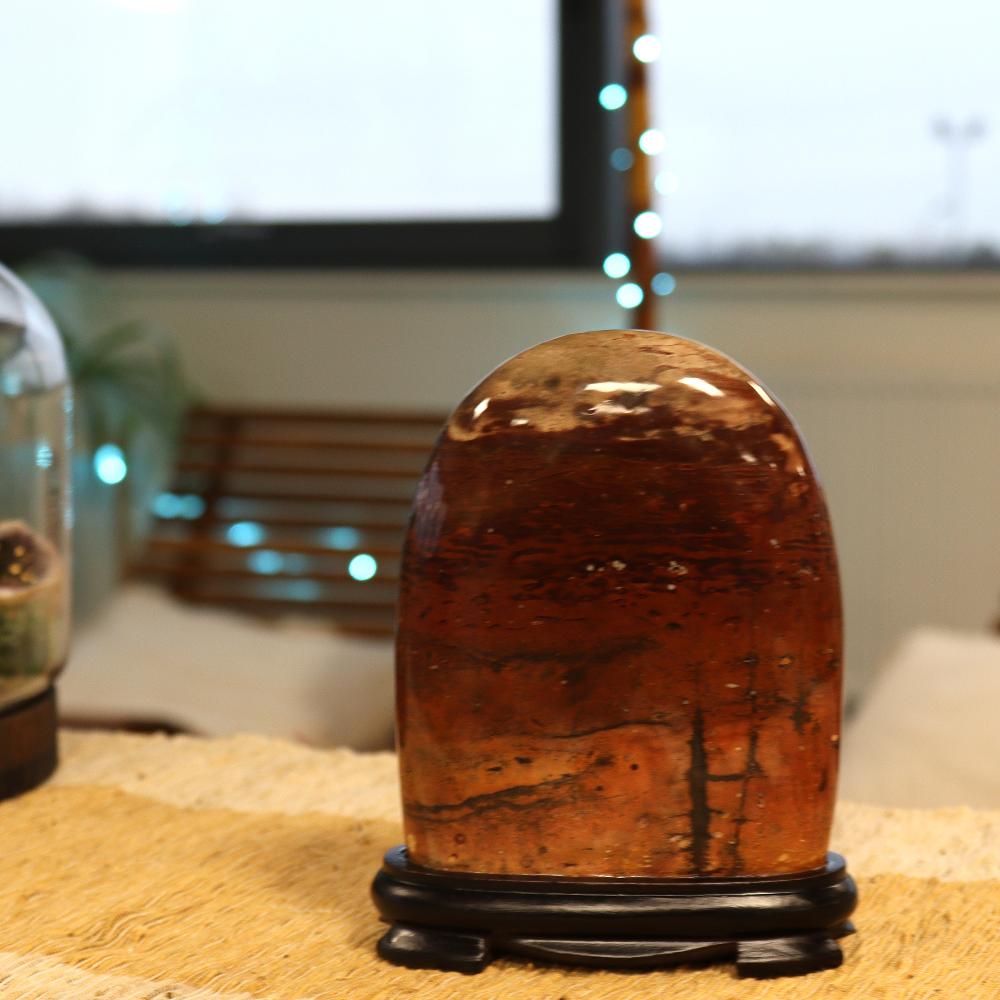 Ancient Wisdom Guohua Picture Stones - Large Arch - 150x160mm (approx 950gm)