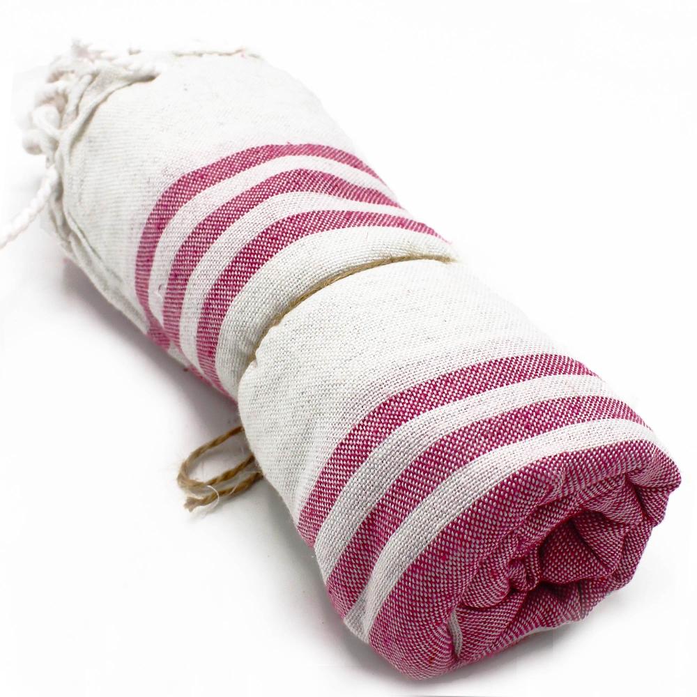 Ancient Wisdom Hamman Spa Towel - Sunset Pink - 90x170cm