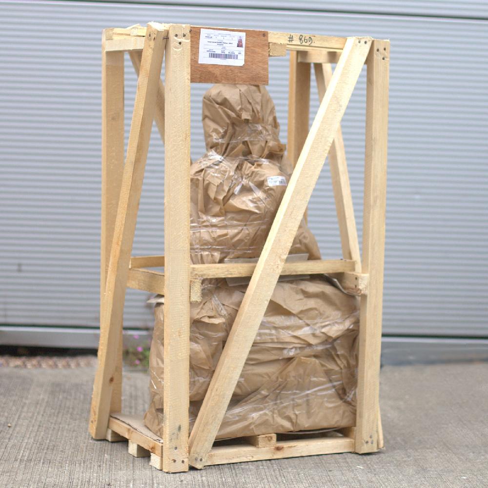 Ancient Wisdom Hand Carved Buddha Statue - 40cm Welcome