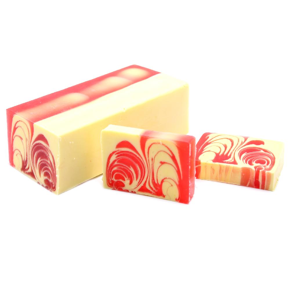ancient wisdom Handcrafted Soap Loaf 1.2kg - Strawberry