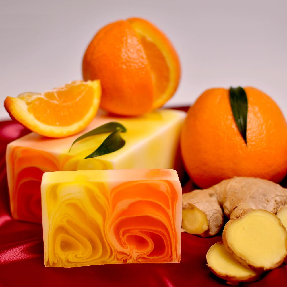 Ancient Wisdom Handmade Soap Loaf 1.2kg - Orange & Ginger