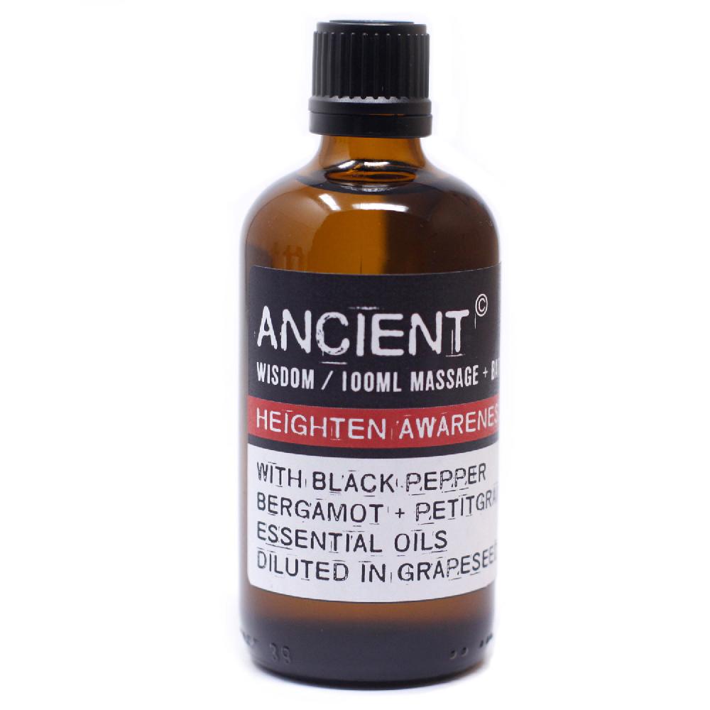 Ancient Wisdom Heighten Awareness Massage Oil - 100ml