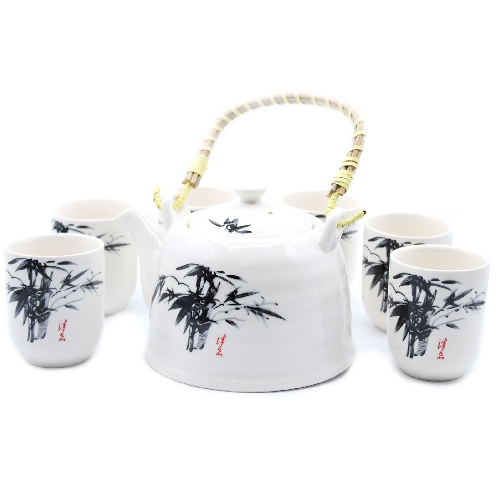 ancient wisdom Herbal Teapot Set - White Stone Oriental