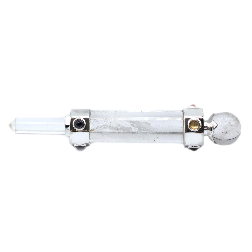 ancient wisdom Hexagonal Crystal Healing Wand - 12cm - Rock Quartz