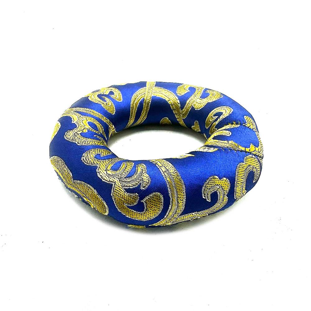 Ancient Wisdom Hoop Cushion 10cm (for 12-14cm Singing Bowl) - Blue