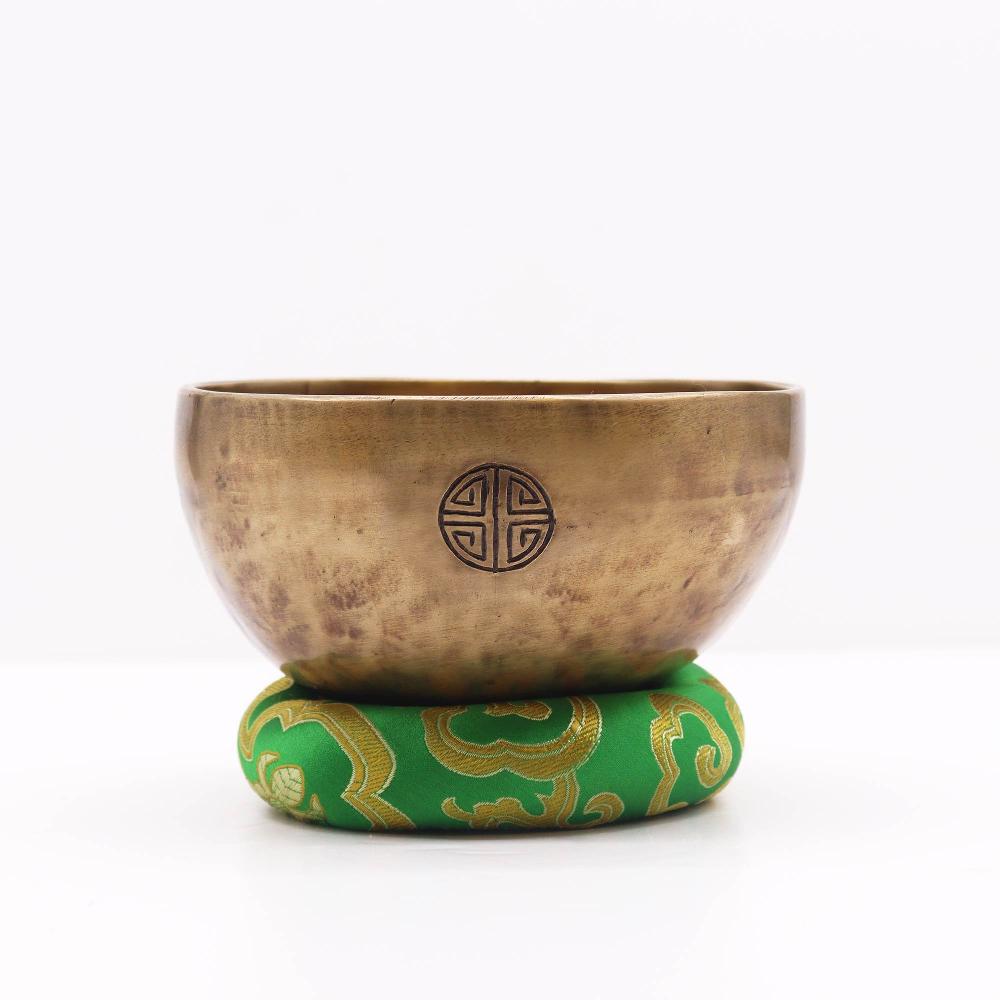 Ancient Wisdom Hoop Cushion 10cm (for 12-14cm Singing Bowl) - Green