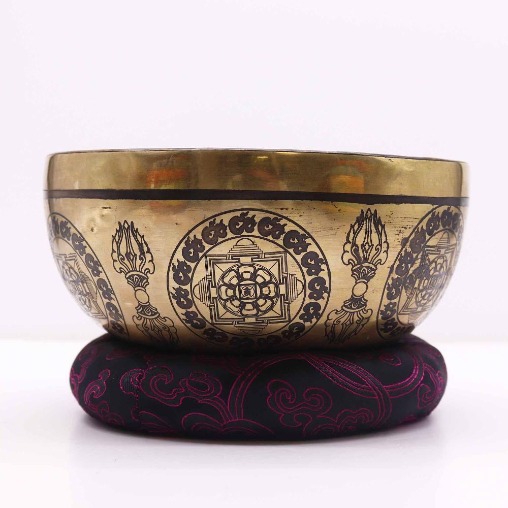 Ancient Wisdom Hoop Cushion 18cm (for 20-24cm Singing Bowl) - Assorted Colours