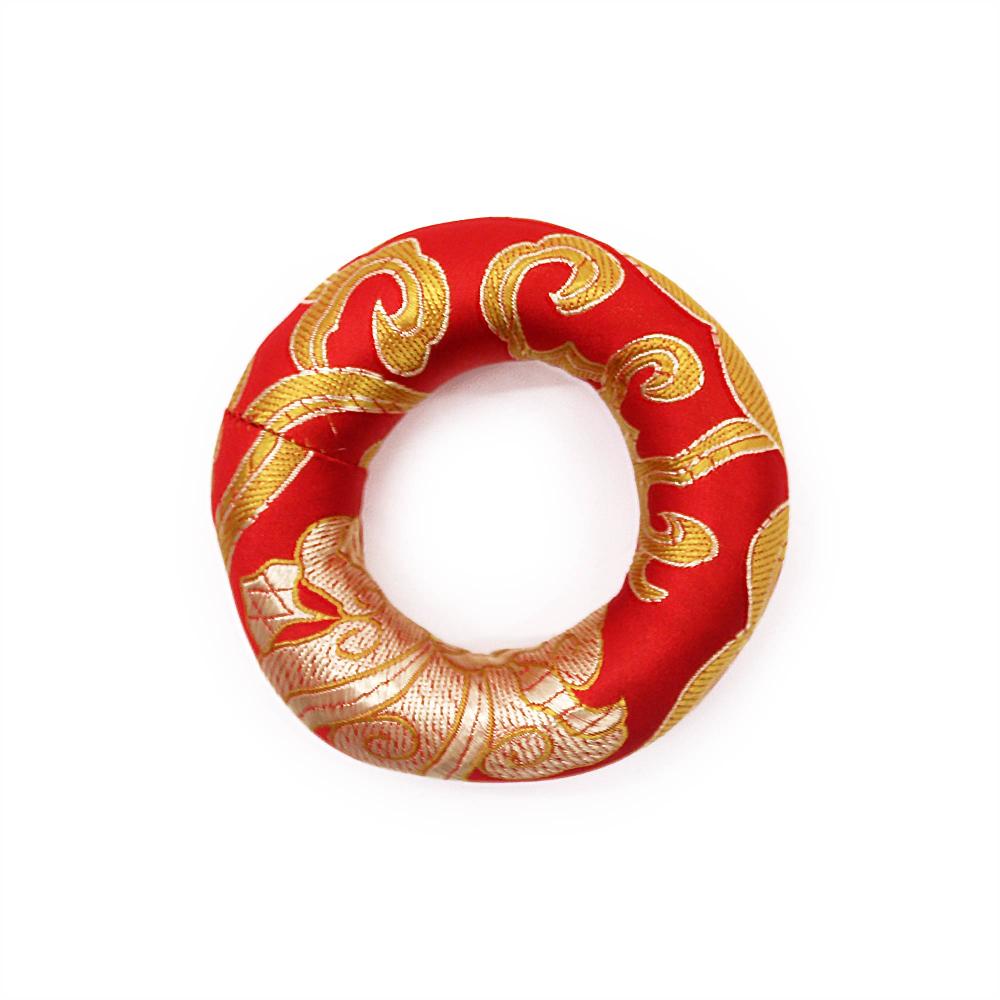 ancient wisdom Hoop Cushion 8cm (for 10-12cm Singing Bowl) - Red
