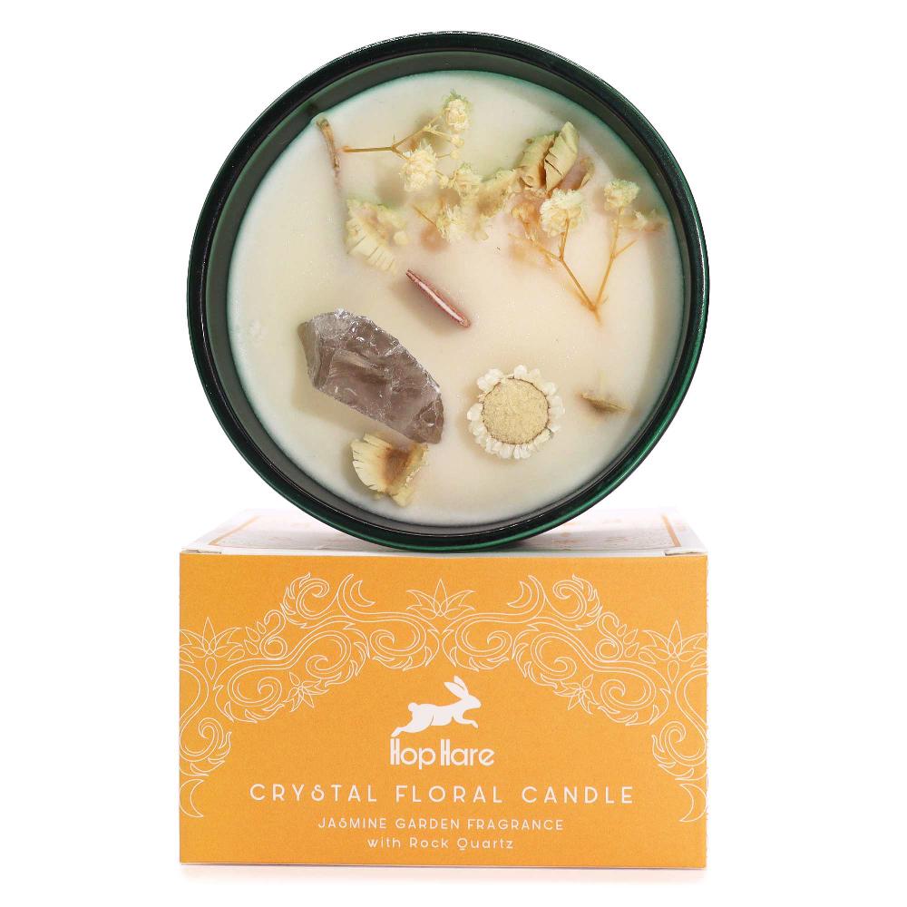 ancient wisdom Hop Hare Crystal Magic Flower Candle - The Lion