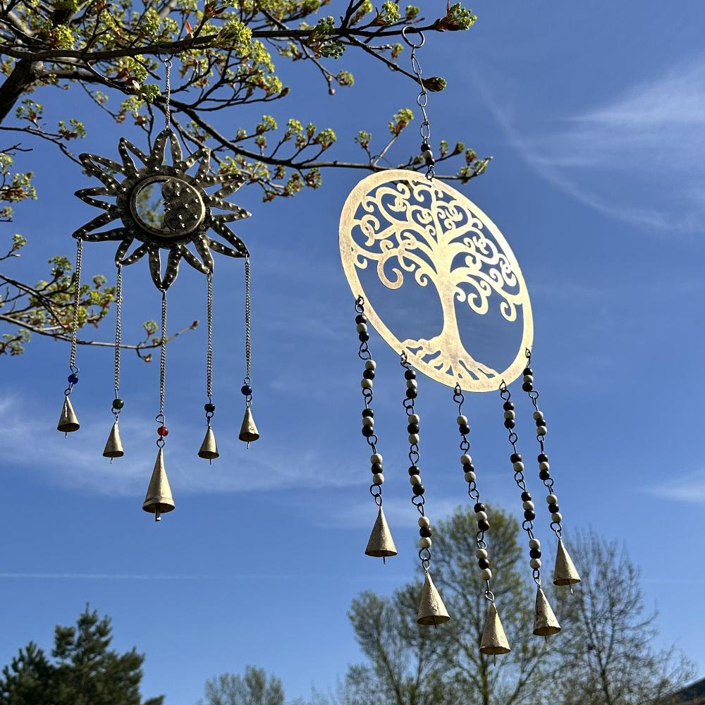 ancient wisdom Indian Chimes - Lrg Tree of Life Bell Chimes - 25cm