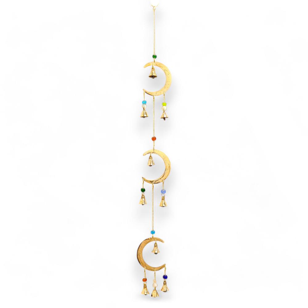 ancient wisdom Indian Chimes - Moon Drop - 10 Bells - 6.5x63cm