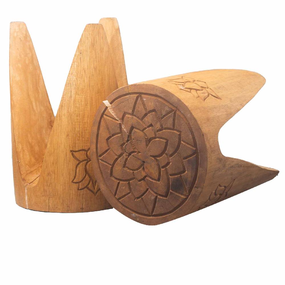 Ancient Wisdom Interlocking Table/Stool Set Of 2 - Natural