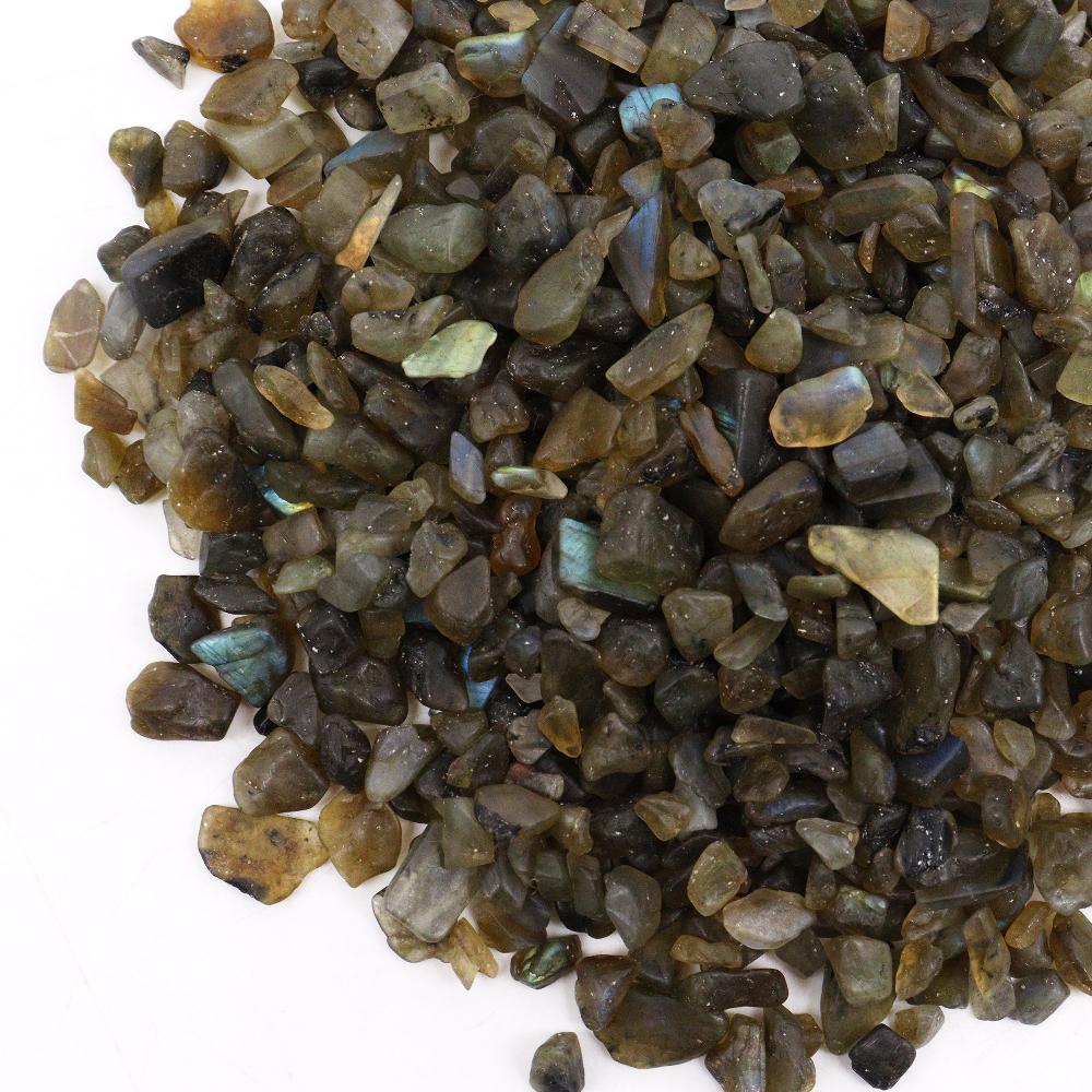 Ancient Wisdom Labradorite Chips Gemstone Chips Bulk - 1KG