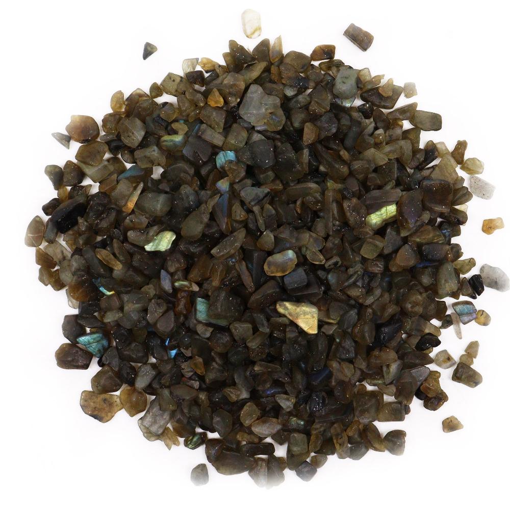 ancient wisdom Labradorite Chips Gemstone Chips Bulk - 1KG