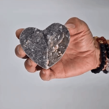 Ancient Wisdom Large Calcite Hearts (approx 6.5-8.5cm)
