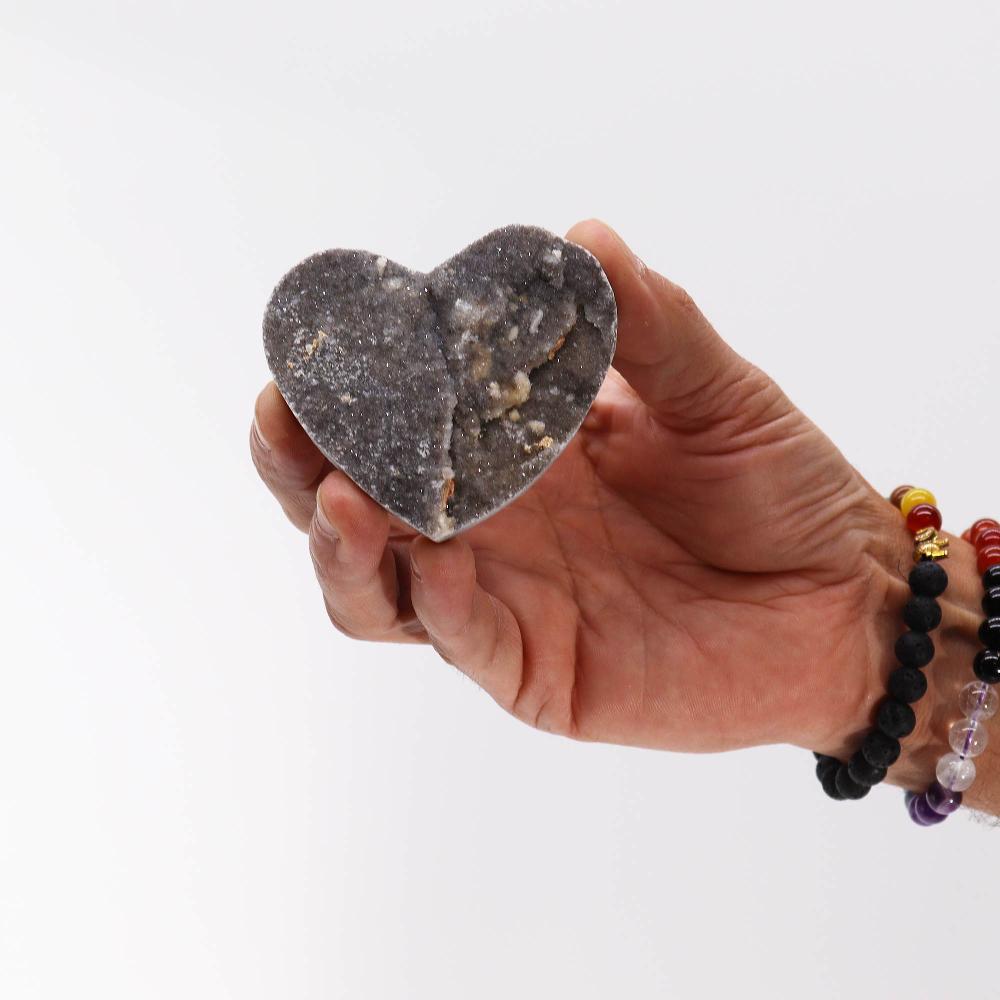 Ancient Wisdom Large Calcite Hearts (approx 6.5-8.5cm)