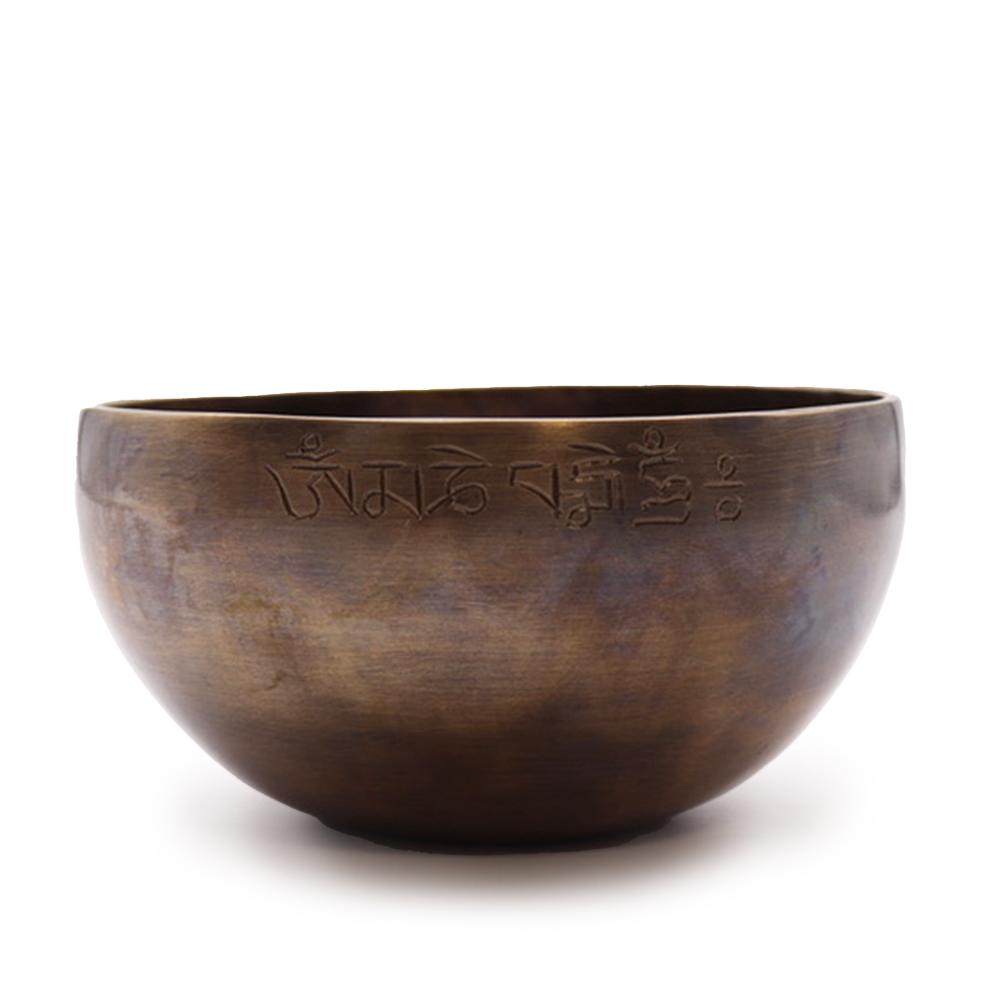 Ancient Wisdom Large Indian Moon Phase Singing Bowl - (approx 850g) - 17cm