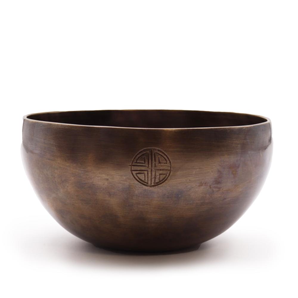 ancient wisdom Large Indian Moon Phase Singing Bowl - (approx 850g) - 17cm