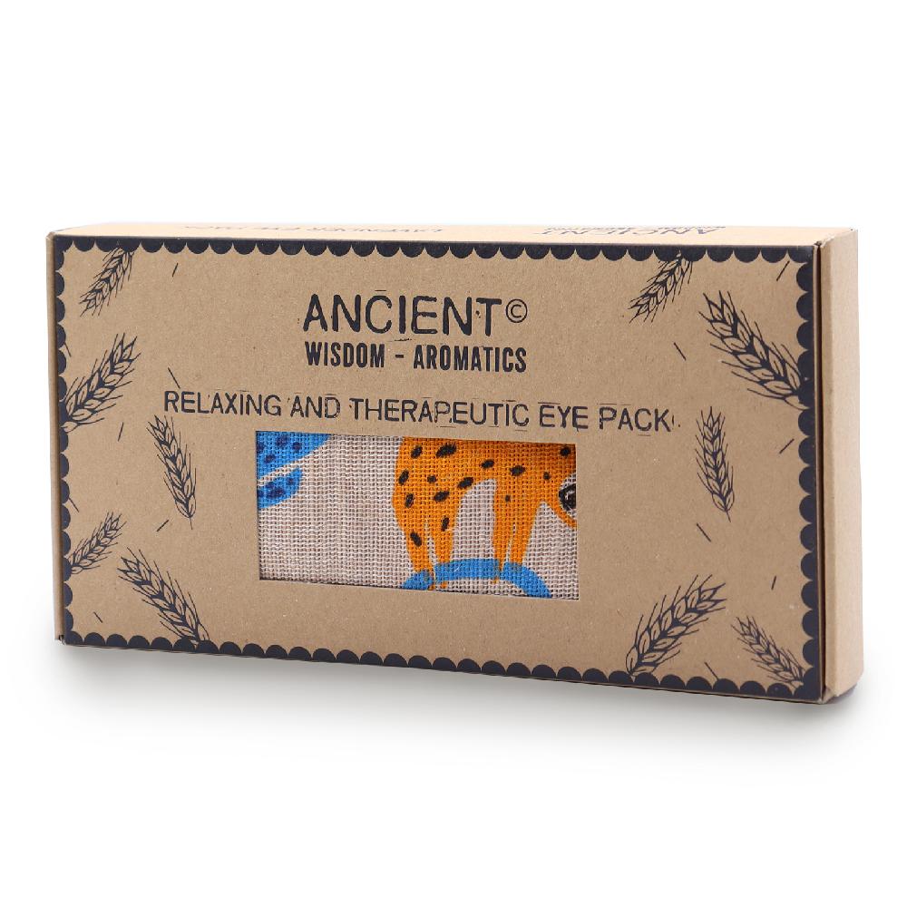 ancient wisdom Lavender Natural Cotton and Juco Eye Pillow in Gift Box - Lazy Sloth
