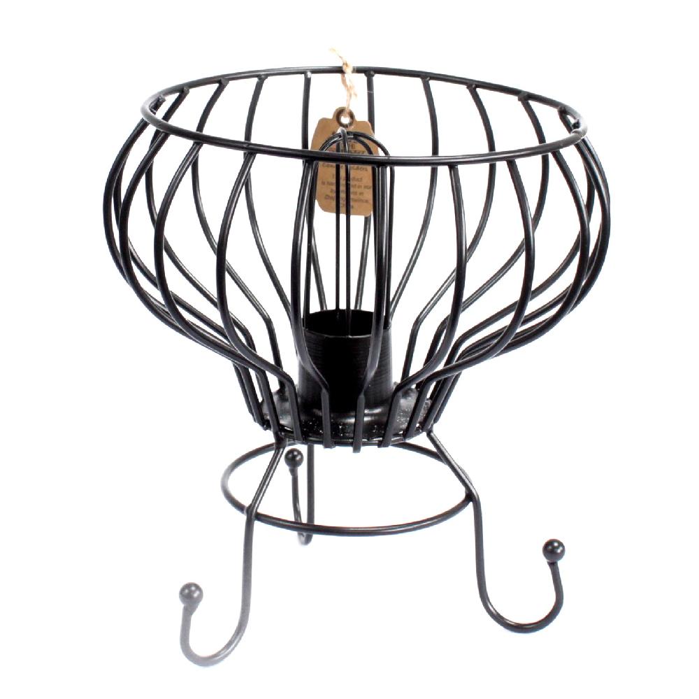 ancient wisdom Low Industrial Iron Lamp Cable and Bulb