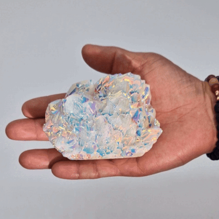Ancient Wisdom Lrg Enhanced Quartz - Aura Angel Quartz (approx 300-450gm 8-15cm)