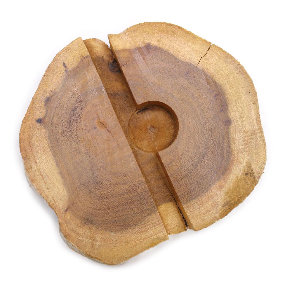 Ancient Wisdom Lrg Gamal Wood Phone Holder - Whitewash