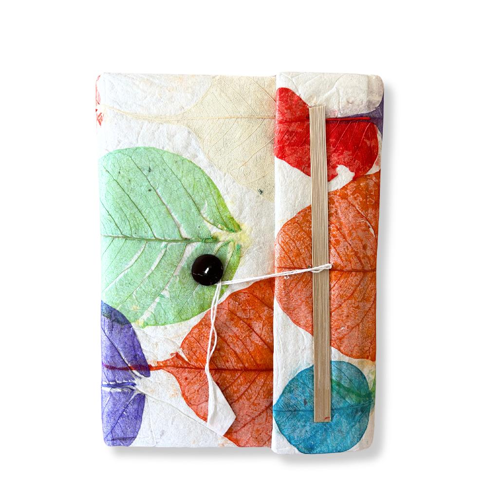 ancient wisdom Lrg Lokta Colorful Leafs Lrg (21x15cm) - 45 leafs