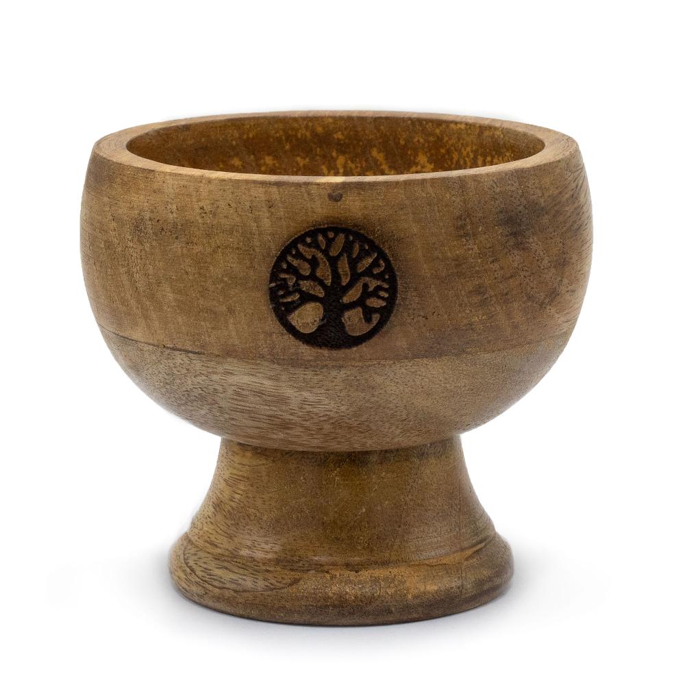 ancient wisdom Lrg Ritual Bowl Incense Cone Holder 11x6.cm - Tree of Life